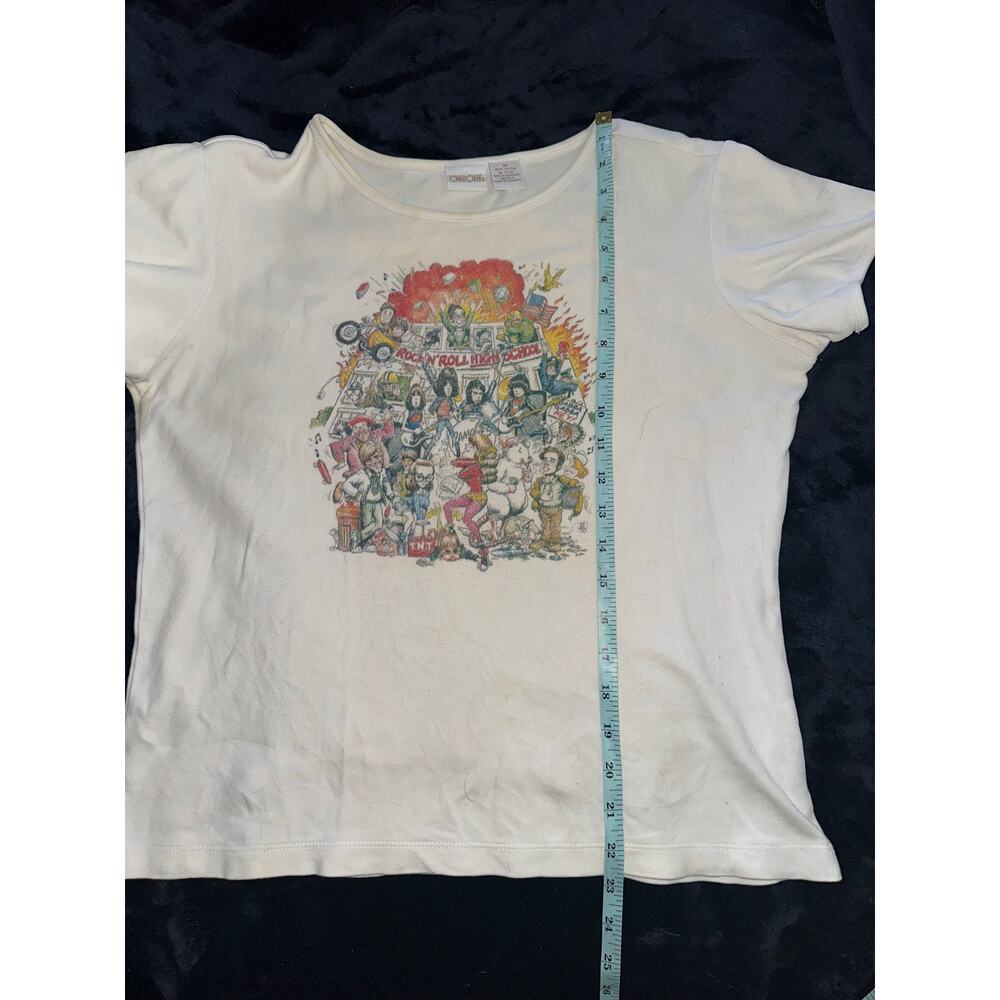 VINTAGE 80's RAMONES ROCK N ROLL HIGH SCHOOL TEE